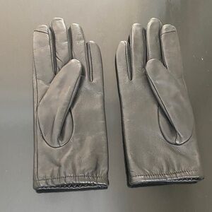 Banana Republic Dark Leather Gloves